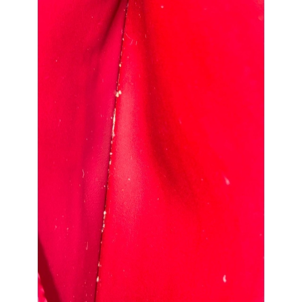 Louis Vuitton Red Monogram Vernis Wallet On Chain - Picture 8 of 8